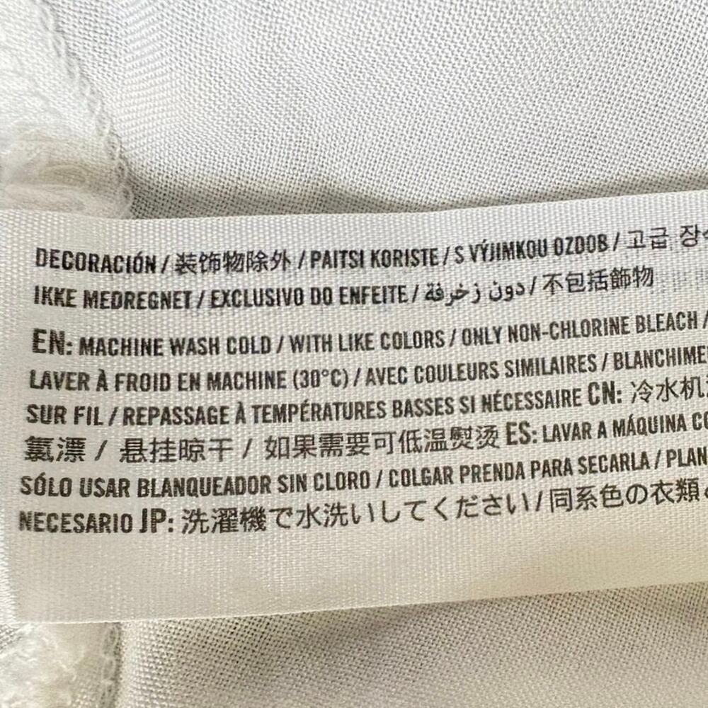 Abercrombie & Fitch Tropical Floral Maxi Dress Smocked Back Button Front M - Picture 12 of 13
